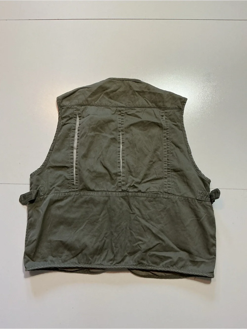 Vintage Tweed River Outfitters Fishing Multipocket Travel Hunting Vest Jacket